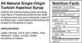 DaVinci Syrup - Natural Turkish Hazelnut - PET - 25.4 oz