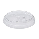 Karat - Strawless Sipper Dome Lids for 12-24oz PET Cups - C-KC626TS-SH - Case of 1000 - Charlie Bean