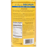 Monin Syrup - SUGAR FREE - Amaretto - 750 ml