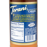 Torani Syrup - SUGAR FREE - Caramel - PET - 750 ml