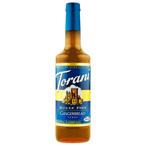 Torani Syrup - SUGAR FREE - Gingerbread - PET - 750 ml