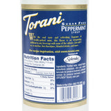 Torani Syrup - SUGAR FREE - Peppermint - PET - 750 ml