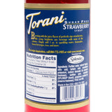 Torani Syrup - SUGAR FREE - Strawberry - PET - 750 ml