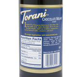 Torani Syrup - Chocolate Milano - PET - 750 ml