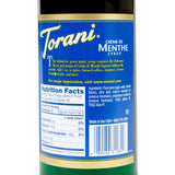 Torani Syrup - Crème de Menthe - PET - 750 ml