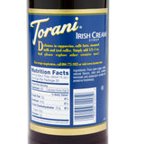 Torani Syrup - Irish Cream PET -  750 ml
