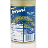 Torani Syrup - Vanilla - PET - 750 ml