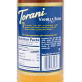 Torani Syrup - Vanilla Bean - PET - 750 ml