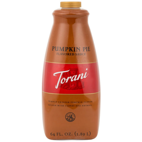 Torani Sauce Puremade Pumpkin Pie 64 oz Charlie Bean