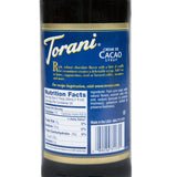 Torani Syrup - Creme De Cacao - 750 ml