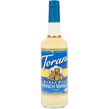 Torani Syrup - SUGAR FREE - French Vanilla - 750 ml