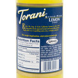 Torani Syrup - SUGAR FREE - Lemon - 750 ml